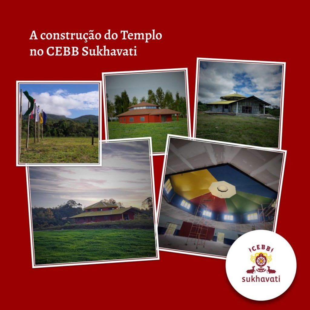 Construção do templo no CEBB Sukhavati