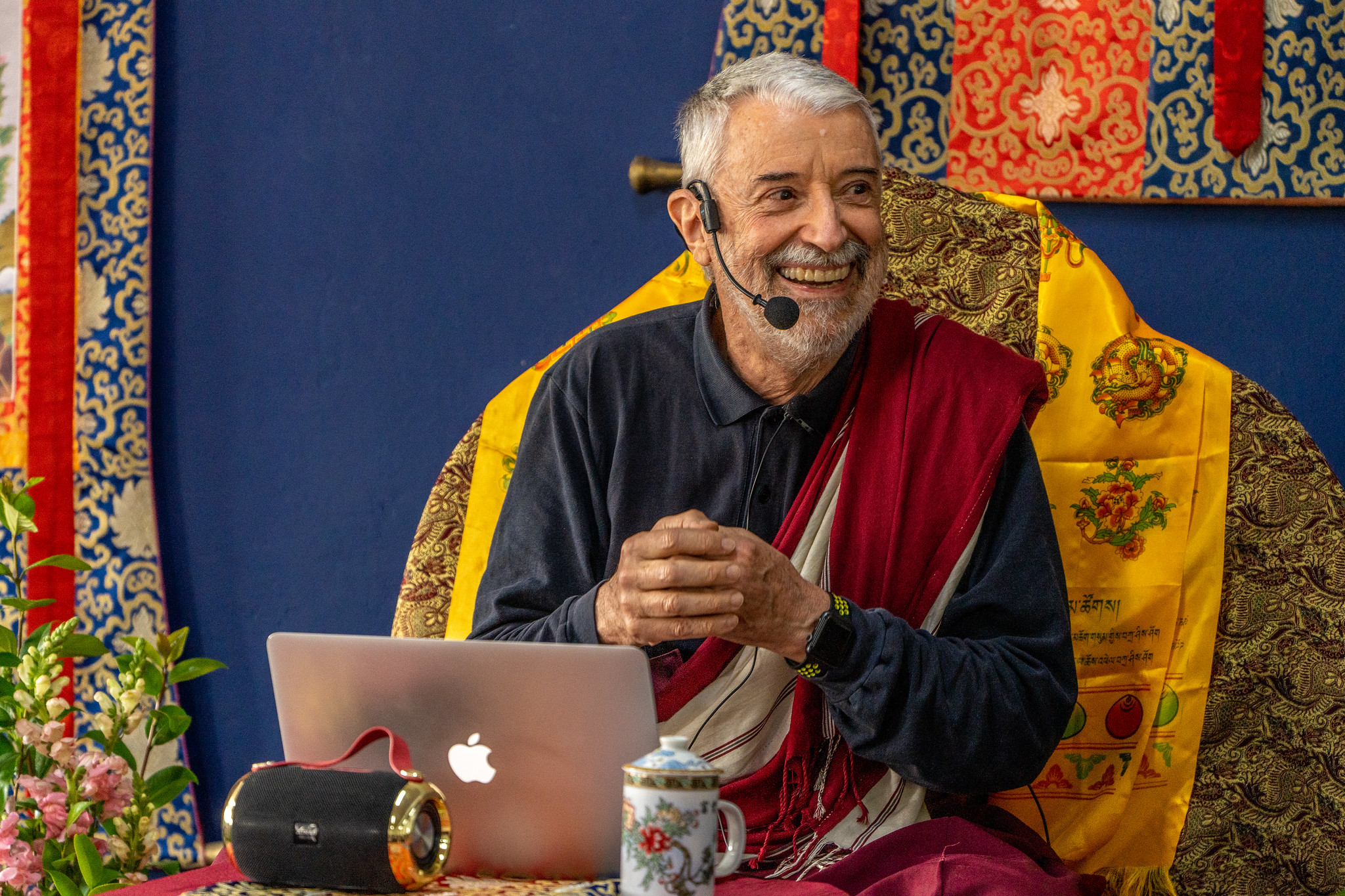 Palestra e curso com Lama Padma Samten em Florianópolis