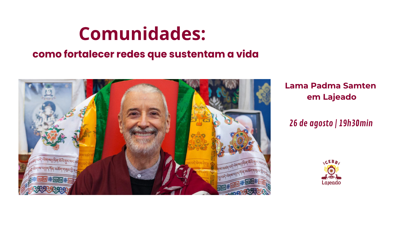 Lama Padma Samten em Lajeado Lama Padma Samten em Lajeado