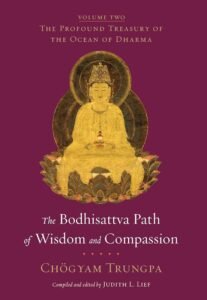 Capa do livro The Bodhisattva Path of Wisdom and Compassion, de Chögyam Trungpa