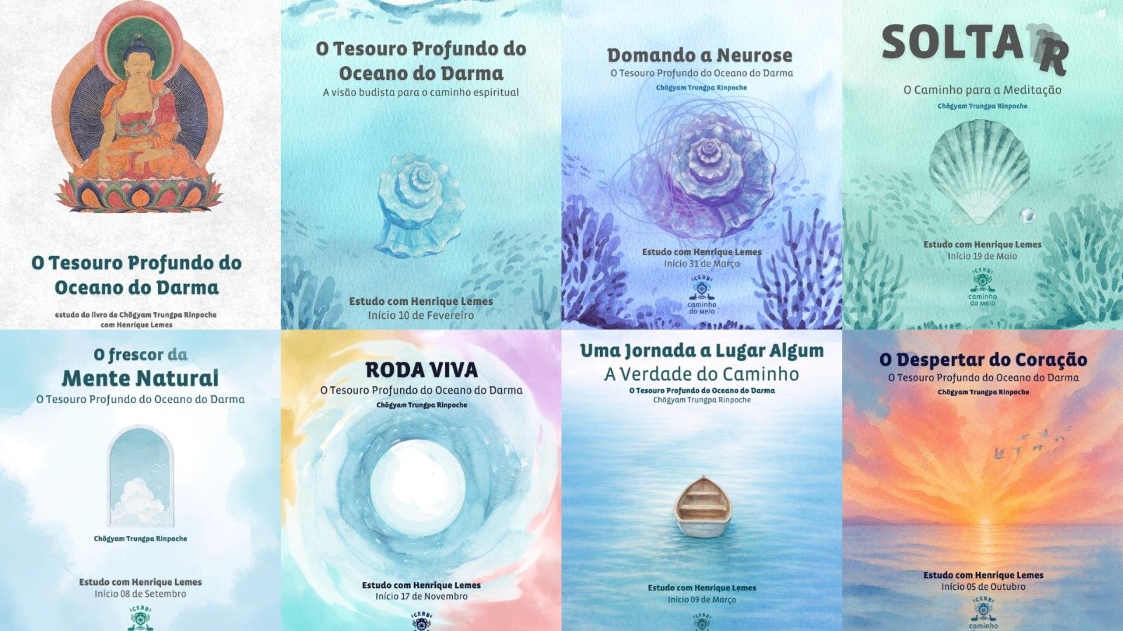Artes dos estudos O Tesouro Profundo do Oceano do Darma com Henrique Lemes